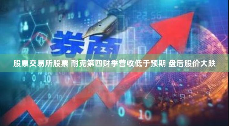 股票交易所股票 耐克第四财季营收低于预期 盘后股价大跌